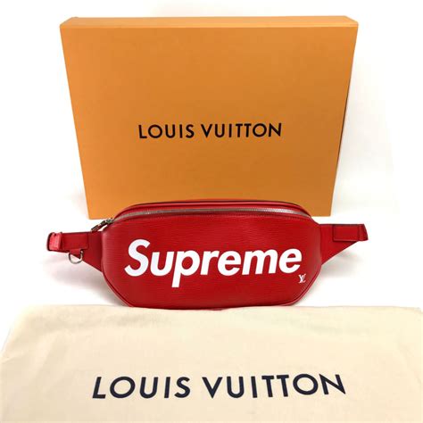 supreme louis vuitton fanny pack red|supreme x Louis Vuitton collection.